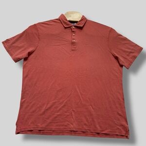 Johnnie O Polo Shirt Men's XL Surfside Cotton/Spandex‎ Orange Crush